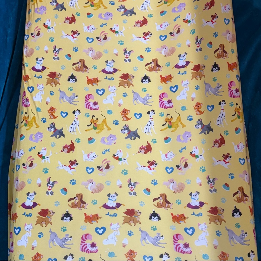 Little Sleepies Yellow Disney pets sheets